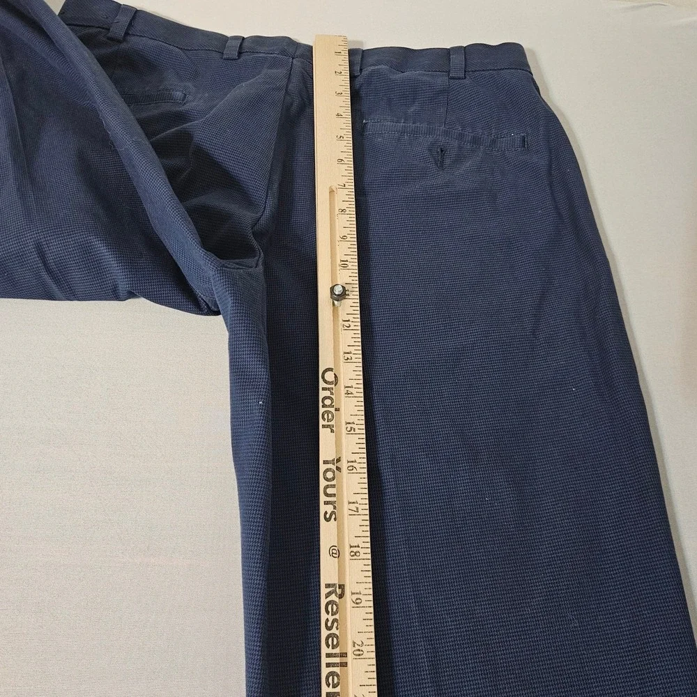 Brooks Brothers Clark Advantage Chino Pants Mens 33x30 Navy‎ Lightweight stretch